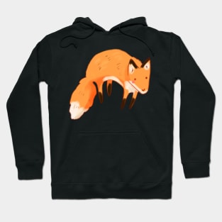 Cute fox jumping Hoodie